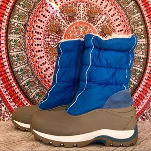 🌨 Lands End Snow Boots in Blue